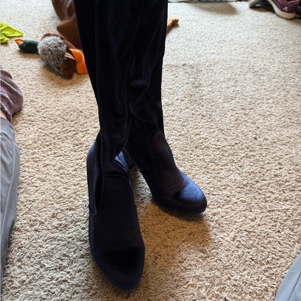 Candie's Navy Blue Women's Boots - Picture 3 of 7